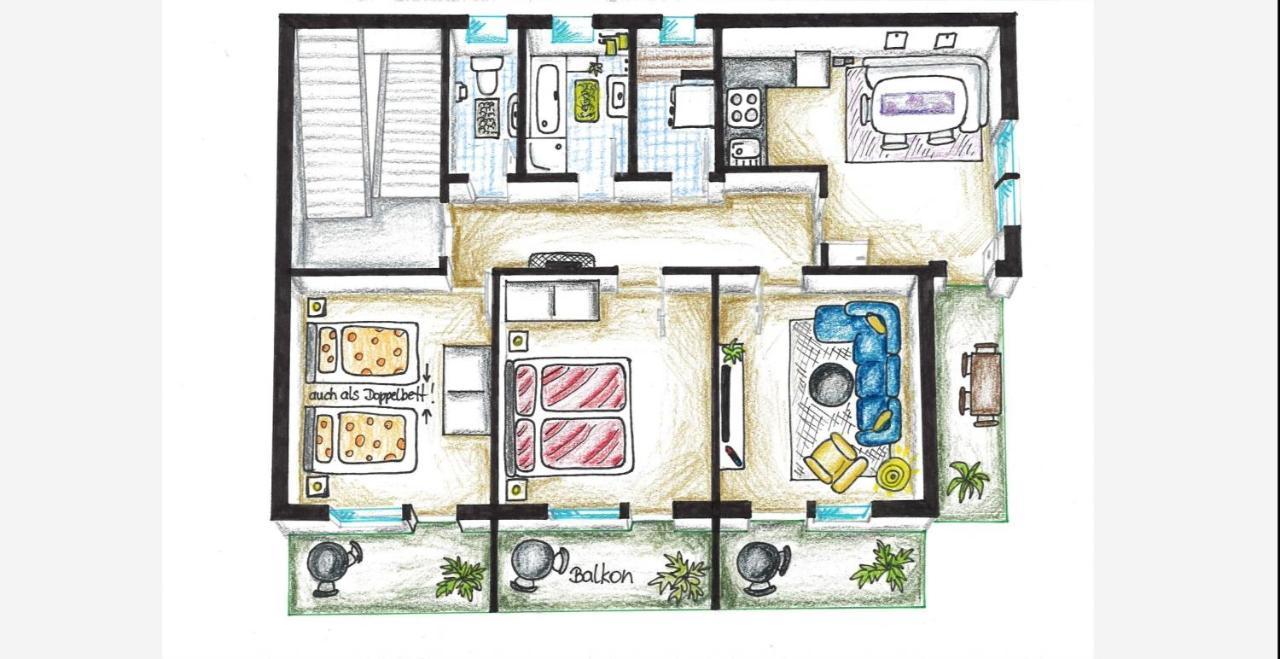 Angerpartments-Sonnige Grosse Wohnung Mit Balkon Und Kostenlosen Parkplatz Döbriach Eksteriør billede